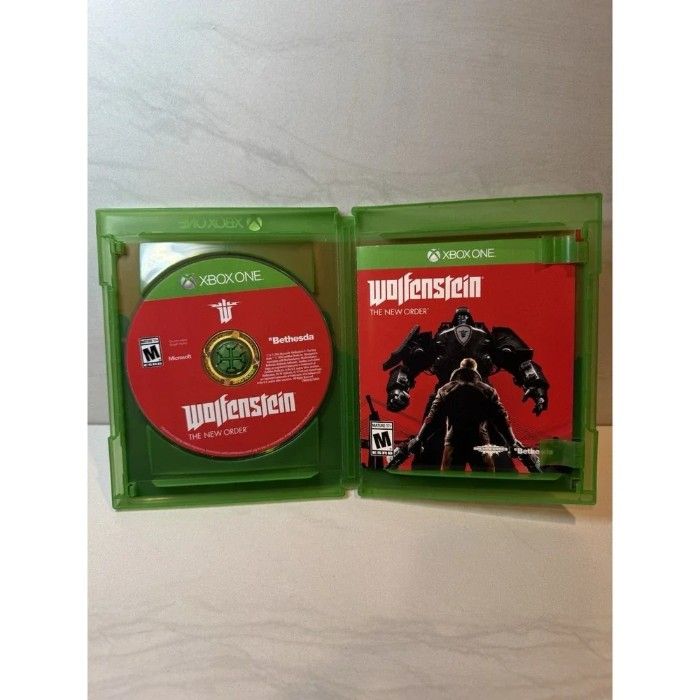 Wolfenstein The New Order Xbox One Microsoft Bethesda Action Shooter Video Game